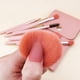 thumbnail image 4 of 8 Pcs Cosmético Pinceles Kit Travel Potátil Mini Maquillaje Pinceles Set Premium Wooden Mango Synthetic Bristle Concealer Pinceles With Bag Foundation Contour Blush Eye shadow Eyelash Lip and Eye, 4 of 7
