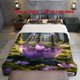 thumbnail image 1 of 3pcs Purple Crystal Shimmering Forest Dream Glow Themed Printed Bedding Set Soft Duvet Cover and Two Pillowcases, 1 of 5