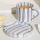 thumbnail image 5 of Set de Platos y Tazas Rayas Vintage Azul, 5 of 10