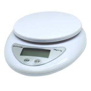 Pesa Hasta 5 Kilos Blanco Datacom Pronobel