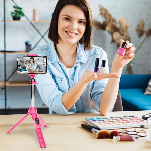 Trípode Bower 6 en 1 Professional 36 Rosa Bluetooth