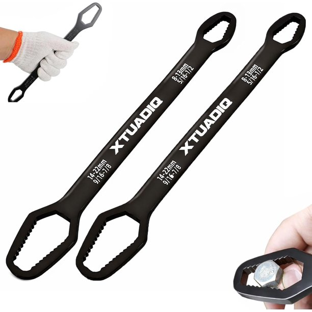 Llave autoajustable 8-22mm doble cabeza exterior hogar reparación coche