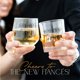 thumbnail image 4 of Set de vasos para compromiso Newlywoo para whisky y vino con tapón, 4 of 9