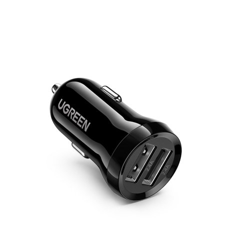 Cargador Para Automovil 24W 2Xusb-A Modelo Ed018 Negro - Ugreen