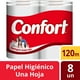 thumbnail image 1 of Papel Higiénico Confort Familiar 8 Un 120 Mt, 1 of 4