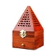 thumbnail image 3 of Soporte De Incienso De Cono, Muebles Piramidales, Caja De Quemador De Incienso De Madera Para Inauguración De La Casa, Madera Roja Corta, 3 of 5
