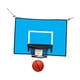 thumbnail image 5 of Trampolines Baloncesto Aro Accesorio Juguete Exterior Con Pelota Baloncesto Portería Azul 45cmx35cm, 5 of 5
