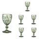 thumbnail image 3 of Copa de Vino de Vidrio con Relieve – Set de 6 Unidades Color Verde, 3 of 3