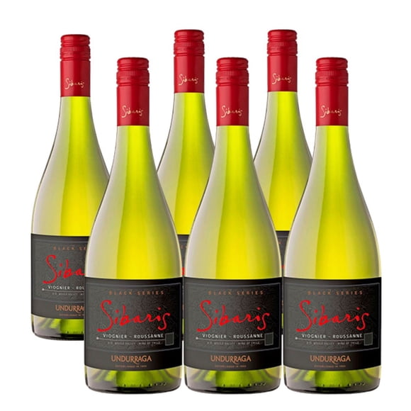 6x Vino Undurraga Sibaris Black Series Viognier-Roussane