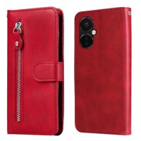 Gangxun - Funda Con Cremallera Para Oneplus Nord Ce 3, Carcasa Cartera De Cuero Pu Con Soporte Y Tarjetero