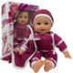 thumbnail image 1 of Muñeca The New York Doll Collection, cuerpo suave, 28 cm, color morado, 1 of 5