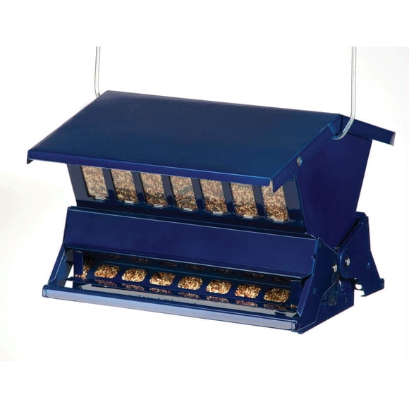 Comedero para pájaros Heritage Farms II Absolute Blue Metal, 3,4 kg