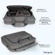 thumbnail image 4 of Funda para portátil Targus Classic Slim, gris, para portátil de 15 a 16 pulgadas, 4 of 8