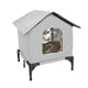 thumbnail image 5 of Casa Para Gatos Portátil E Impermeable Para Exteriores, Ideal Para El Patio Exterior En Invierno, Talla M, Color Gris, 5 of 5