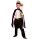 thumbnail image 1 of Disfraz para niños con corona y bata de rey de los Estados Unidos, color morado, 1 of 3