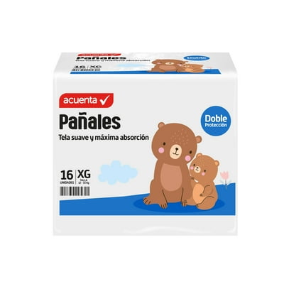 Pañales Pants Xg 16 Un Acuenta