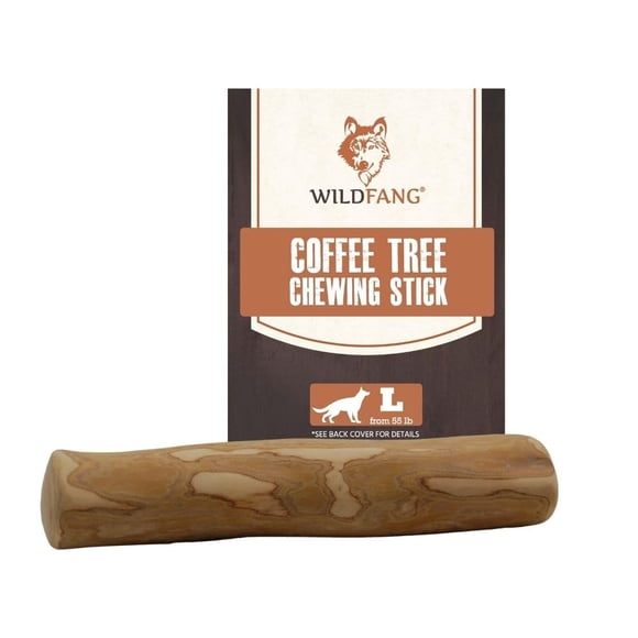 Mordedor para perro Wildfang de madera de café – tamaño grande 25‑45 kg