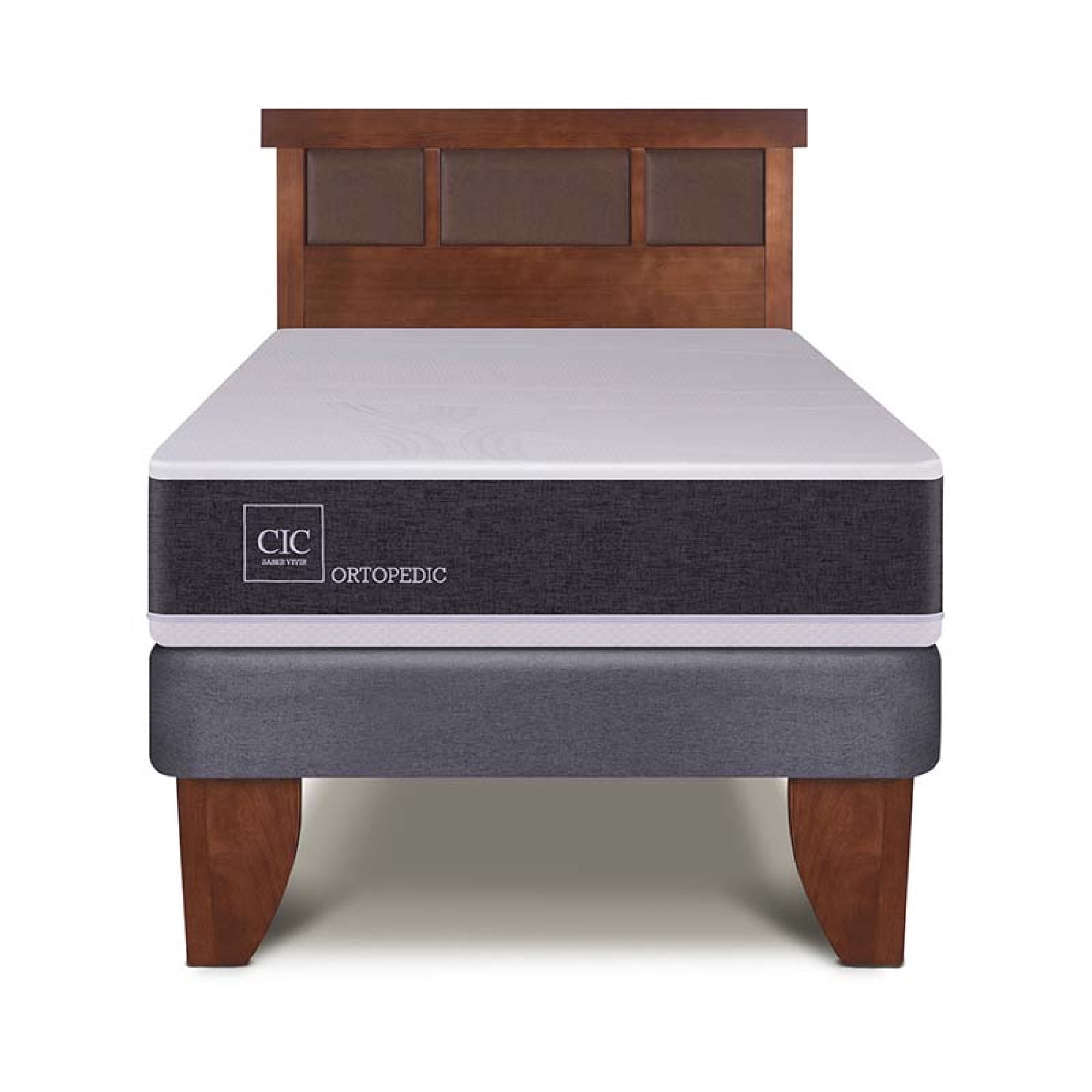 Cama Europea New 1.5 Plaza Base Normal