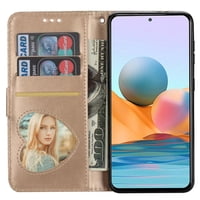 Funda Para Foxdock Elegante Funda Xiaomi Redmi Note 12 4G Glitter Con Cremallera-Ideal Para El Uso Diario