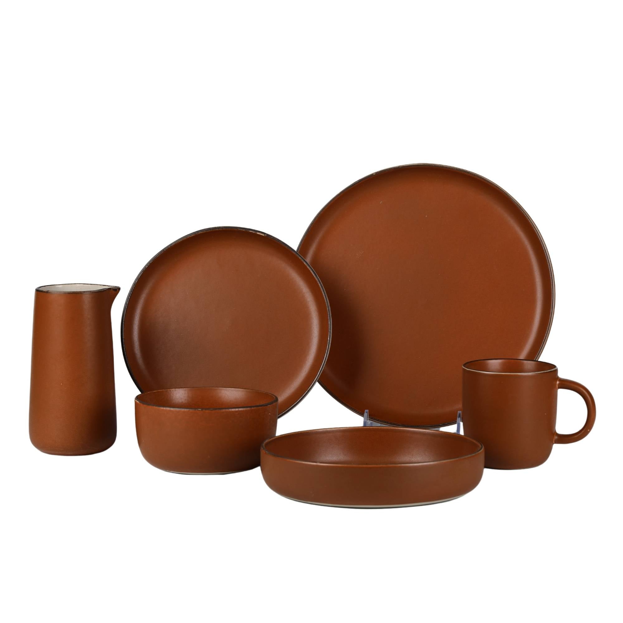 Juego de loza 25 piezas Vajilla Cerámica Toscana | Lider