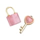 thumbnail image 4 of Juego De Colgante De Collar Con Llave De Pareja, Llave En Forma De Corazón Para Viajes En La Calle, Cumplea?os, Rosa, 4 of 5