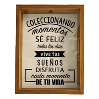 Genérico - Caja Guarda Corchos 40X30 Coleccionando Momentos