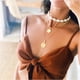 thumbnail image 3 of Cowrie Shell Choker Collar para mujeres Boho Shell Colgante Collar Coded Seashell Collar Cowry Collar Collar Hecho a mano Rope Gilded Shell Beach Jewelry fo Summer, 3 of 7