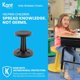 thumbnail image 4 of Taburete de Equilibrio Kore Design 30 cm Negro para Niños de 4‑5 Años, 4 of 8