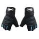 thumbnail image 2 of Guantes Sin Dedos De Ciclismo Guantes Deportivos De Medio Dedo Negro + Azul Claro XL, 2 of 5