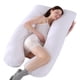 thumbnail image 1 of Almohada para embarazadas, almohada en forma de U desmontable y lavable, cojín grande, almohada de cintura, 1 of 5