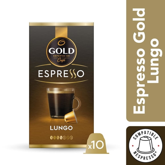 Capsulas Café Espresso Lungo Compatible con Nespresso, 10 un