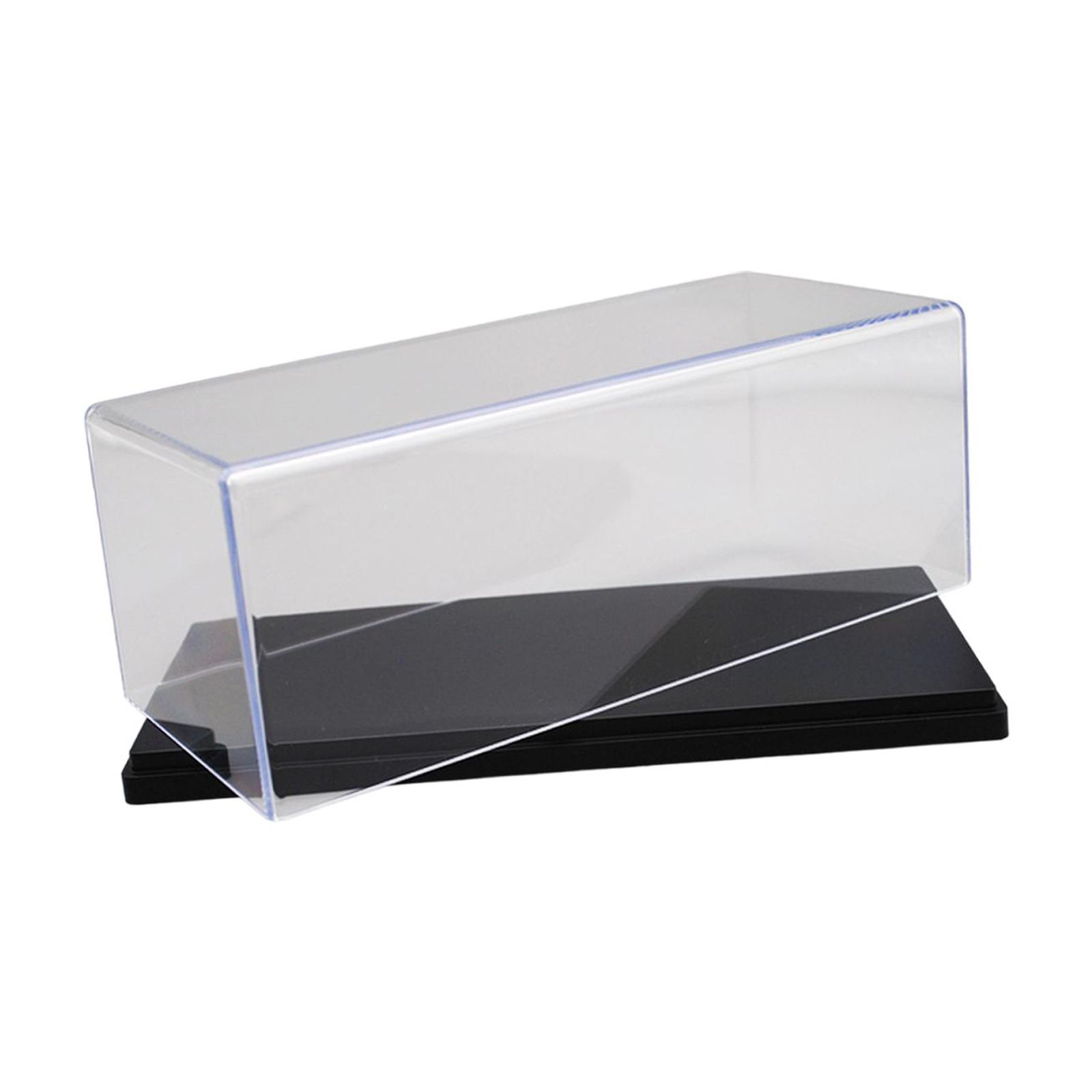 Magideal - Vitrina De Acrílico Transparente A Escala 1:43, Estuche De Exposición Protector Para Coche, Estuche De Exposición Apilable, Estuche De Exposición De F Negro 15X76X63 Cm