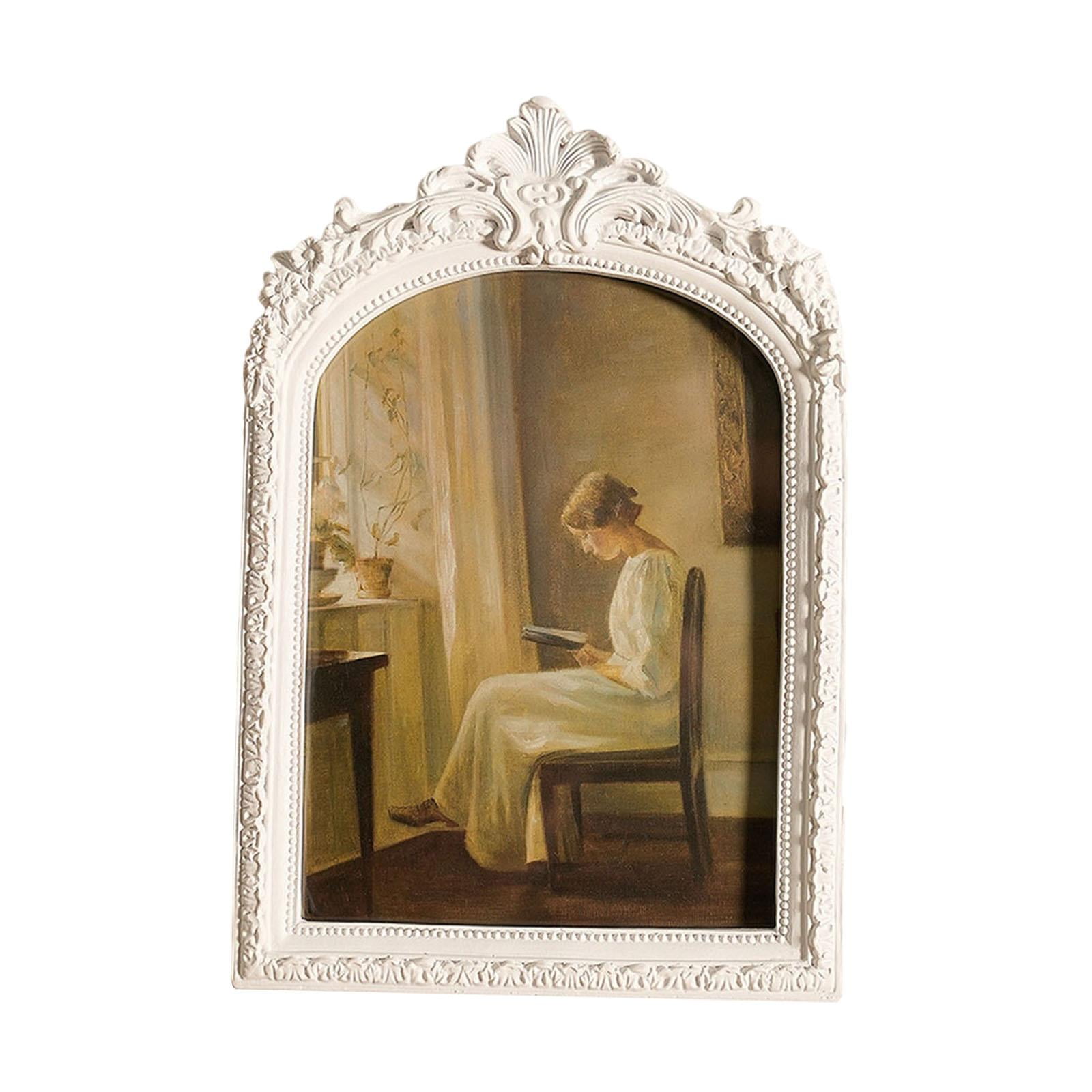 Bothyi - Marco De Fotos De Resina Para Colgar En La Pared, 15 X 20 Cm, Para Pasillo, Boda, Color Blanco