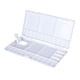 thumbnail image 2 of Paleta en caja de acuarela vacía, paleta de pintura portátil para viajes, paleta de mezcla de Gouache para principiantes, pinturas al óleo acrílicas,, 2 of 5