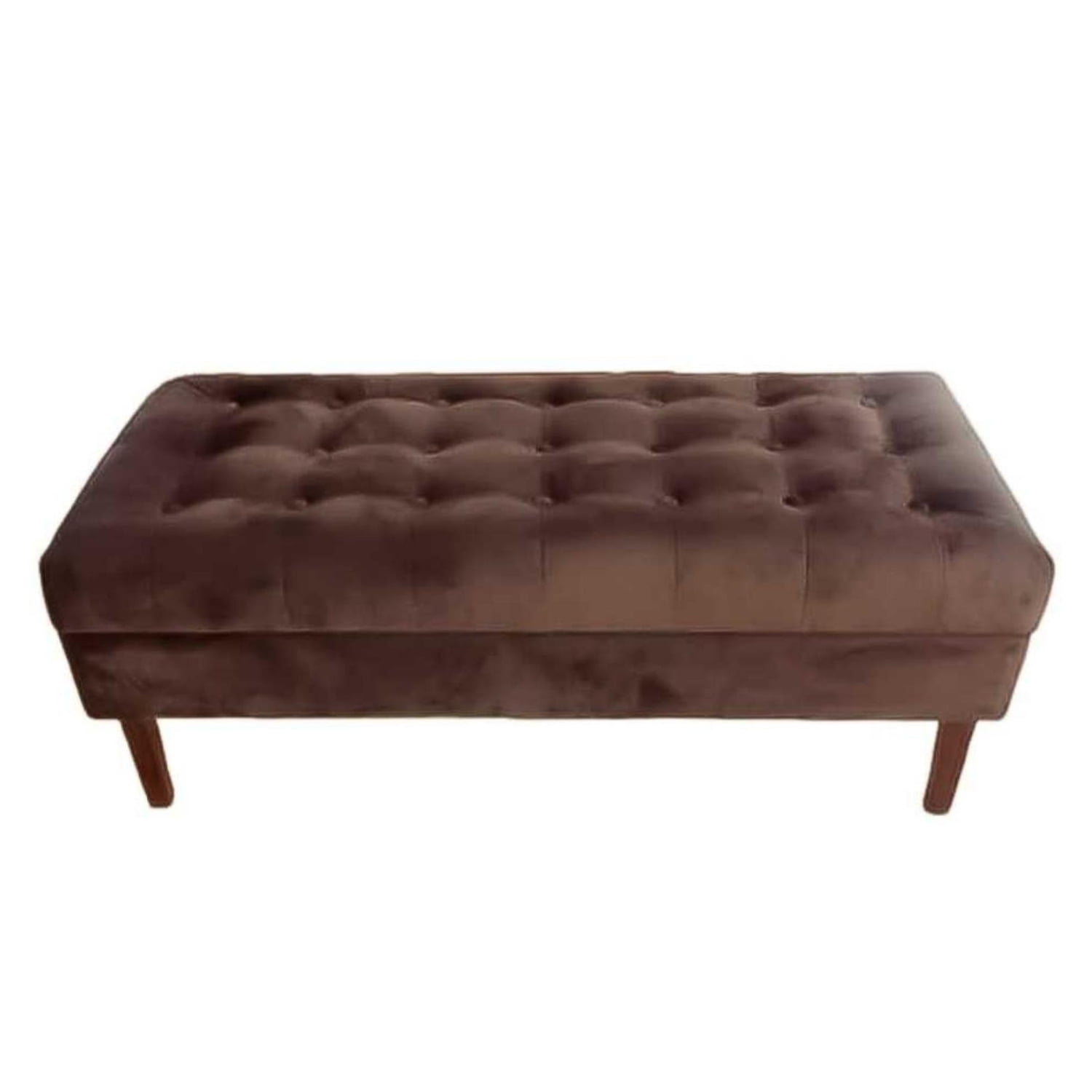 Tapiceria Moderna - Banqueta Baul Portofino Color Café