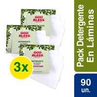 Godbless - Pack X 3 Detergentes En Láminas