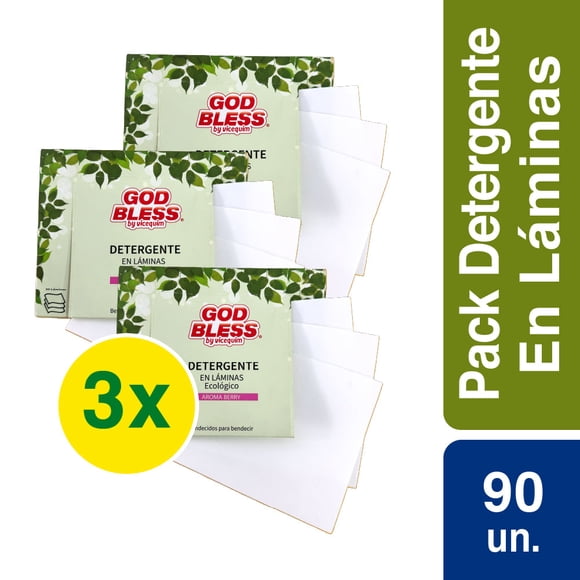 Pack x 3 Detergentes en Láminas