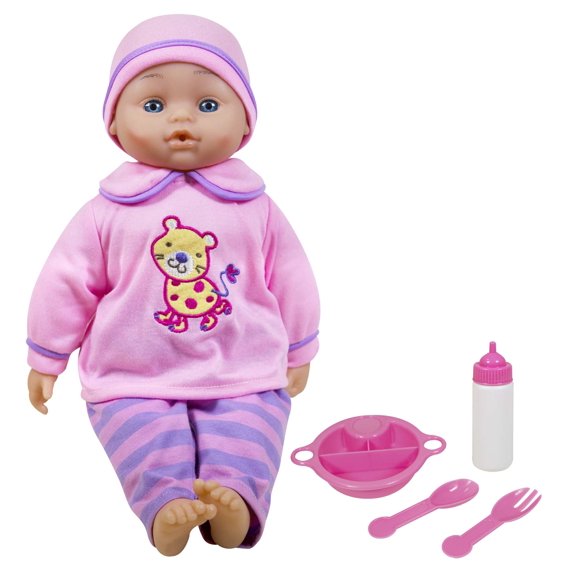 Muñeca de Juguete Lissi 40 cm Suave con Accesorios para Alimentación