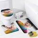 thumbnail image 4 of Indecible theme 4 piece Shower Curtain Set With Rugs Waterproof Bathroom Decor Set Includes Bath Mat U shaped Rug Toilet Lid Cover And Curtain With Hooks, 4 of 6