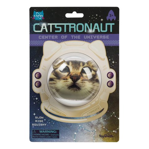 Squishy Ball Toysmith Catstronaut Slow Rise Ultraterrestre Space