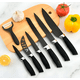 thumbnail image 4 of Set Cuchillos 7 Piezas Juegos Cuchillos Asado Cocina, 4 of 4