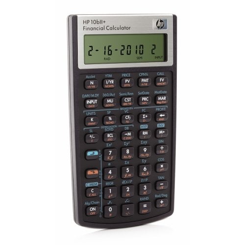 Calculadora Financiera Hp 10bii+