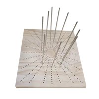 Bothyi - Tablero De Bloqueo De Ganchillo Con Tapete De Bloqueo De 10 Pines Para Tejer Y Hacer Ganchillo