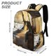 thumbnail image 3 of Top Gun-theme Backpack, Campus style schoolbag Bookbag with Adjustable Shoulder Straps And Large Zip Compartment, Unisex Travel Bags.42x30x15cm, 3 of 6