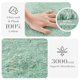 thumbnail image 3 of Alfombra de baño Madison Park 43 x 61 cm algodón verde reversible, 3 of 8