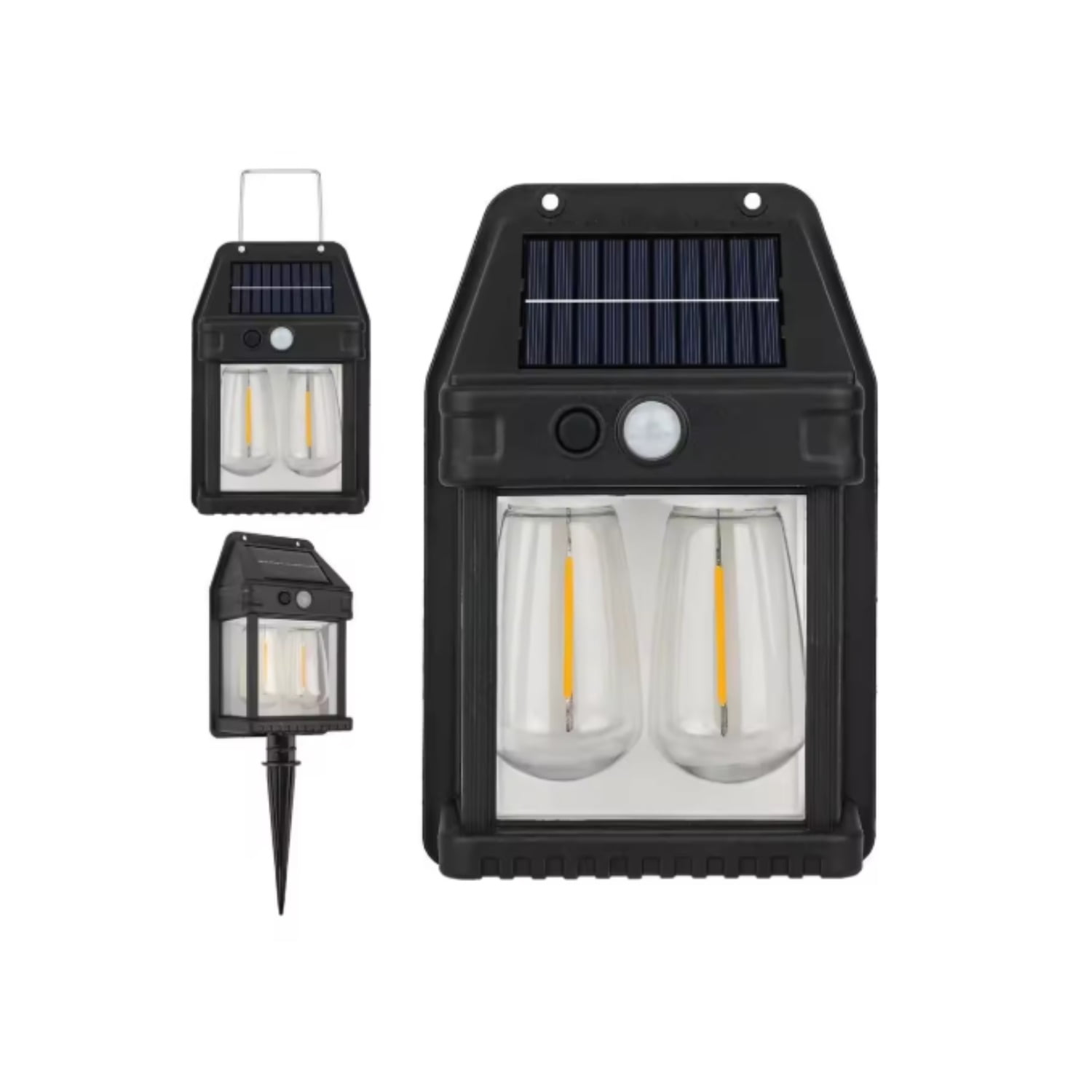 Genérico - Foco Solar Pared Sensor Movimiento 30w Exterior