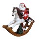 thumbnail image 4 of Santa Claus Figurines Christmas Home Resin Adornos Ride Un Caballo, 4 of 5