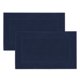 thumbnail image 1 of Alfombrillas de baño Tens, 100% algodón, 50 x 80 cm, paquete de 2 unidades, color azul marino, 1 of 9