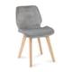 thumbnail image 2 of Silla Radar Velvet - Gris, 2 of 3