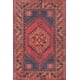 thumbnail image 1 of Alfombra Momeni Afshar de poliéster, 60 cm x 90 cm, color rojo, 1 of 5